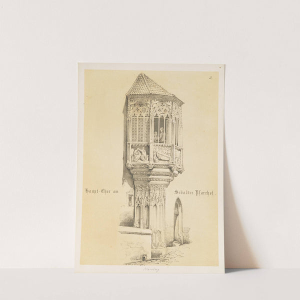 Die interessantesten Chörlein an Nürnberg’s mittelalterlichen Gebäuden Pl.03 (1850) by Friedrich Mayer