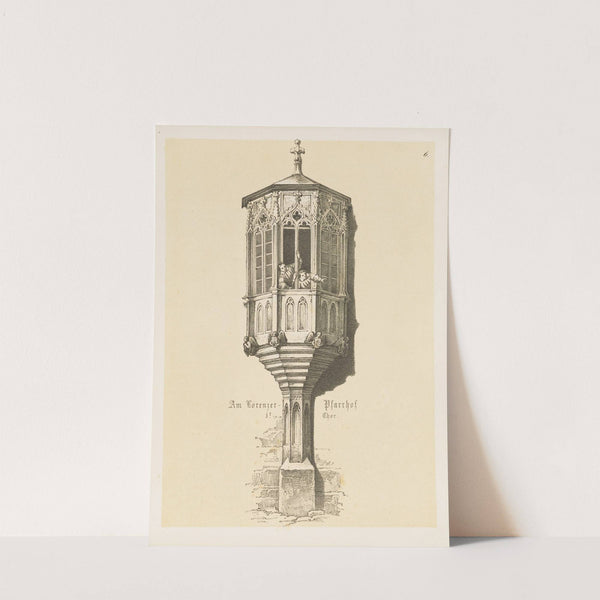 Die interessantesten Chörlein an Nürnberg’s mittelalterlichen Gebäuden Pl.06 (1850) by Friedrich Mayer