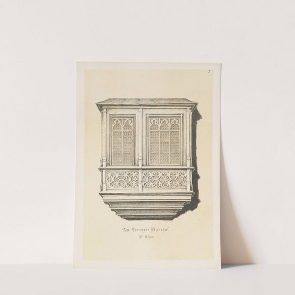 Die interessantesten Chörlein an Nürnberg’s mittelalterlichen Gebäuden Pl.07 (1850) by Friedrich Mayer