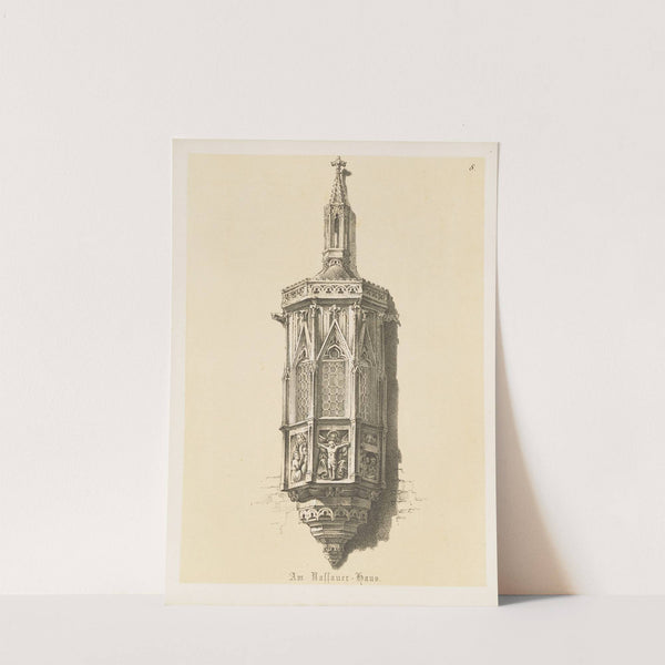 Die interessantesten Chörlein an Nürnberg’s mittelalterlichen Gebäuden Pl.08 (1850) by Friedrich Mayer