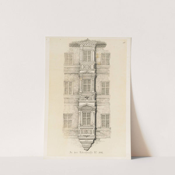 Die interessantesten Chörlein an Nürnberg’s mittelalterlichen Gebäuden Pl.10 (1850) by Friedrich Mayer