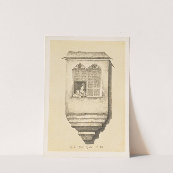 Die interessantesten Chörlein an Nürnberg’s mittelalterlichen Gebäuden Pl.13 (1850) by Friedrich Mayer