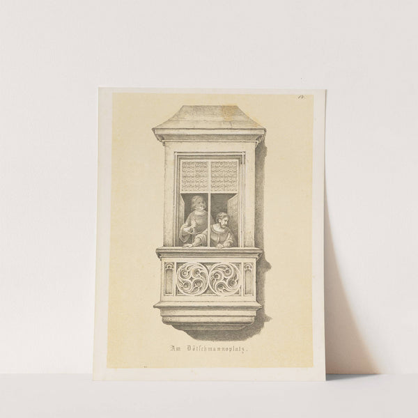 Die interessantesten Chörlein an Nürnberg’s mittelalterlichen Gebäuden Pl.14 (1850) by Friedrich Mayer