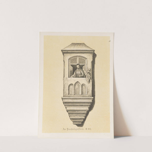 Die interessantesten Chörlein an Nürnberg’s mittelalterlichen Gebäuden Pl.15 (1850) by Friedrich Mayer