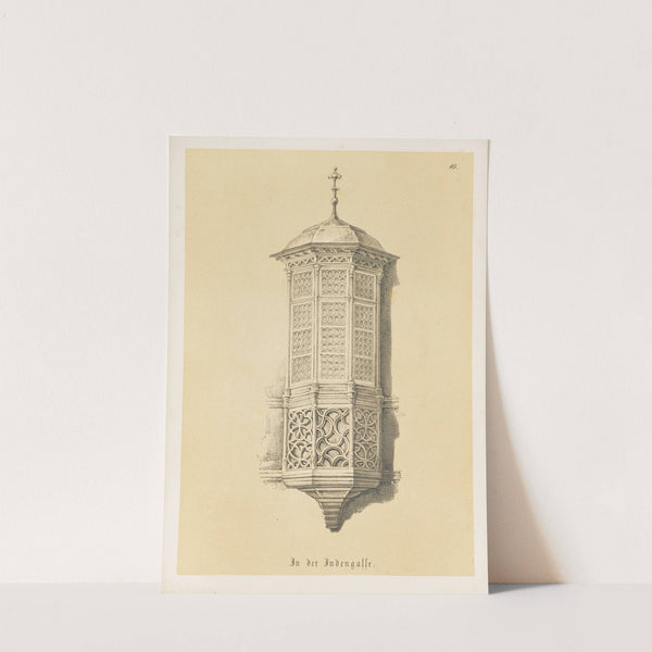 Die interessantesten Chörlein an Nürnberg’s mittelalterlichen Gebäuden Pl.16 (1850) by Friedrich Mayer