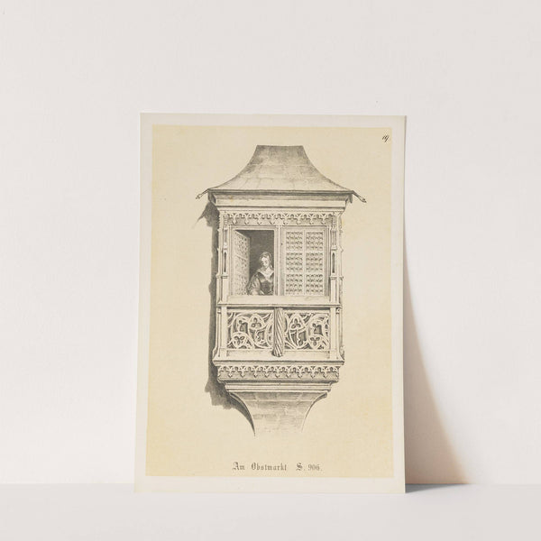 Die interessantesten Chörlein an Nürnberg’s mittelalterlichen Gebäuden Pl.19 (1850) by Friedrich Mayer