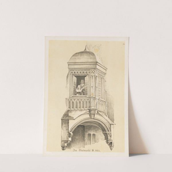 Die interessantesten Chörlein an Nürnberg’s mittelalterlichen Gebäuden Pl.20 (1850) by Friedrich Mayer