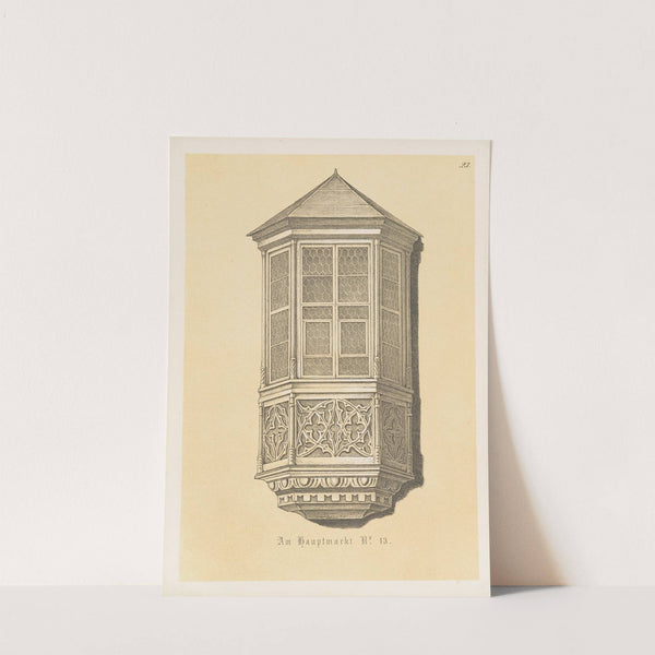 Die interessantesten Chörlein an Nürnberg’s mittelalterlichen Gebäuden Pl.23 (1850) by Friedrich Mayer