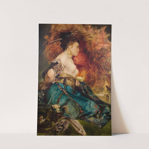 Die Japanerin (Circa 1870) by Hans Makart