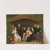 Die kaiserliche Familie um den Herzog von Reichstadt in einer Gartenlaube (1826) by Leopold Fertbauer