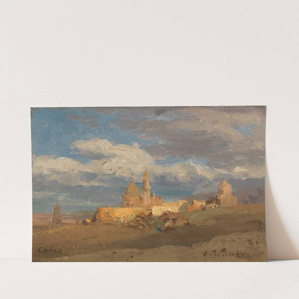 Die Kalifengräber bei Kairo, Ende (1890) by Carl Wuttke