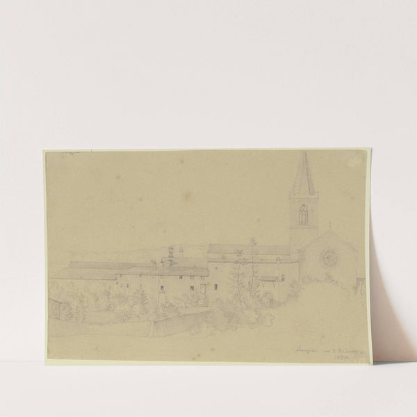 Die Kirche S. Giuliana bei Perugia by Nikolaus Hoff