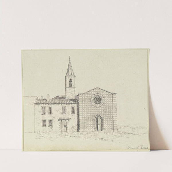 Die Kirche S. Giuliana bei Perugia by Heinrich Hübsch