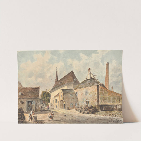 Die Kirche zu St. Marx in Wien by Emil Hütter