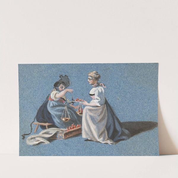 Die Kirschenverkäuferin zu Bern (1828) by Franz Niklaus König