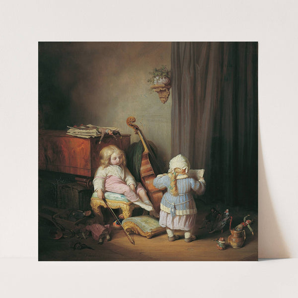 Die kleinen Virtuosen (1843) by Josef Danhauser