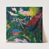 Die Klosterser Berge (1923) by Ernst Ludwig Kirchner