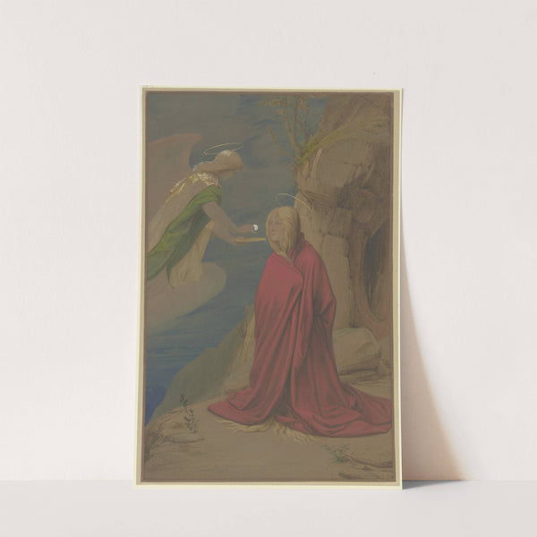 Die Kommunion der Heiligen Maria Magdalena (1853) by Eduard von Steinle
