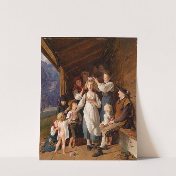 Die Kranzljungfer (1843) by Ferdinand Georg Waldmüller