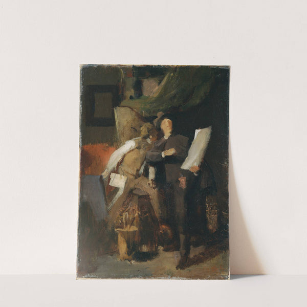 Die Kritiker (1868) by Wilhelm Leibl