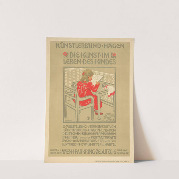 Die Kunst im Leben des Kindes. III. Ausstellung Künstlerbund Hagen (1902) by Gustav Bamberger
