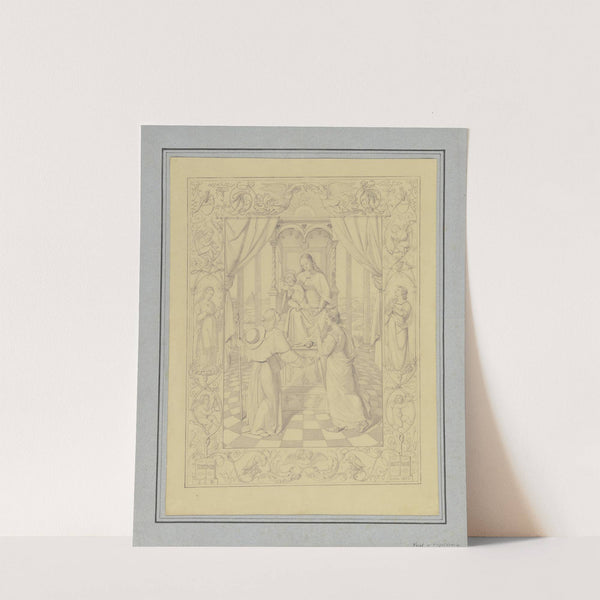 Die Kunst wendet sich zur Religion by Carl Christian Vogel von Vogelstein