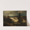 Die Labrofälle bei Kongsberg in Norwegen (1859) by August Leu