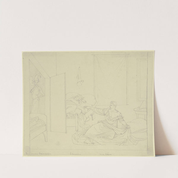 Die lamentable Nacht oder Die nächtliche Geisterbeschwörung (Taunusreise) (1811) by Peter von Cornelius