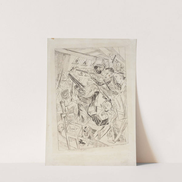 Die Letzten (1919) by Max Beckmann