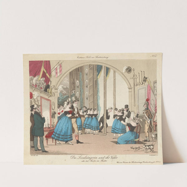 Schlussscene des dritten Actes aus dem Ballet ‘Der Frauen-Aufruhr im Serail,’ von Vestris (1839) by Johann Christian Schoeller