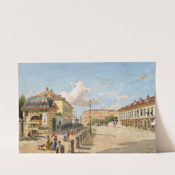 Die Mariahilfer Linie in Wien by Franz Reinhold