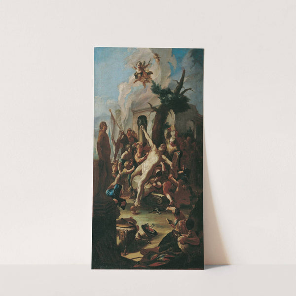 Die Marter des heiligen Cassian by Paul Troger