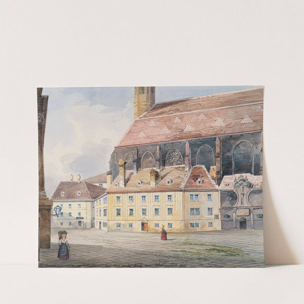 Die Minoritenkirche in Wien by Friedrich Leibold