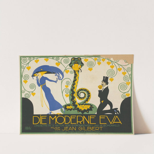 Die moderne Eva, Operette in 3 Akten (1911) by Paul Telemann