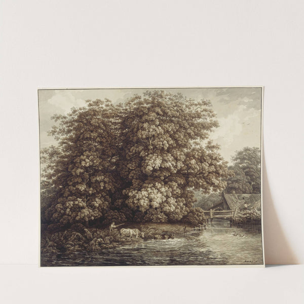 Die Mühle bei den großen Eichen by Johann Christian Reinhart