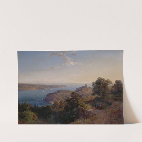 Die Mündung des Bosporus (Yoros Kalesi) by Emanuel Stöckler