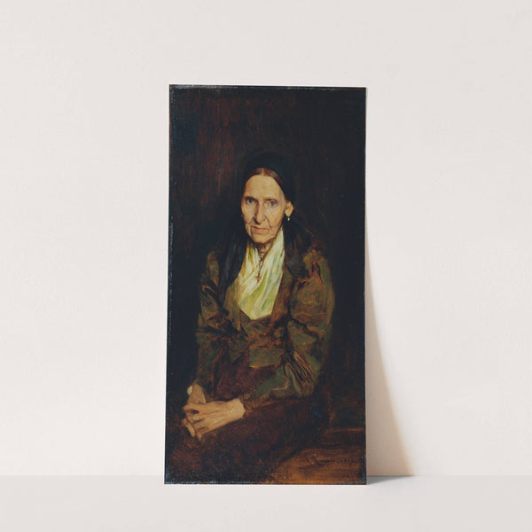 Die Mutter des Künstlers by Franz Rumpler