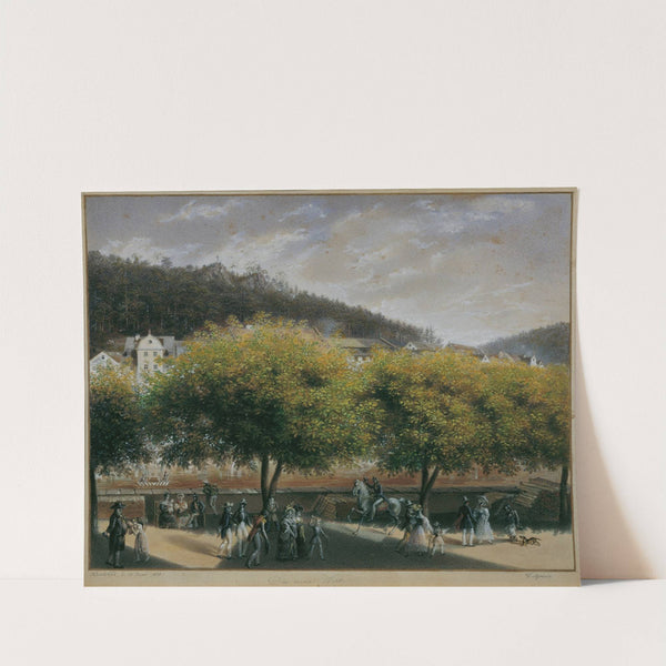 Die neue Wiese in Karlsbad by Karl Joseph Aloys Agricola