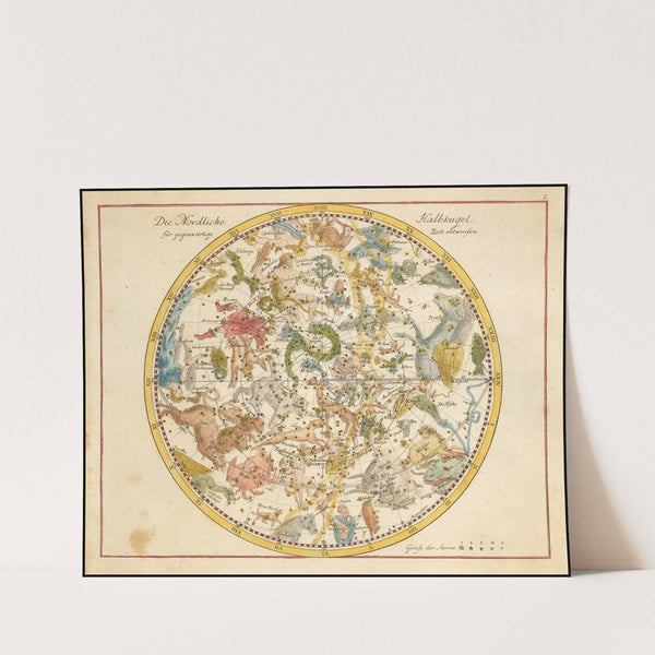 Die Nördliche Halbkugel für gegenwärtige Zeit entworfen (1805) by Johann Elert Bode