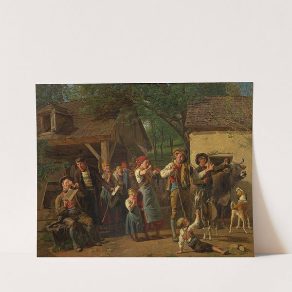 Die Pfändung (1847) by Ferdinand Georg Waldmüller