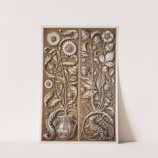 Die Pflanze in Kunst und Gewerbe Pl.022 by Anton Seder