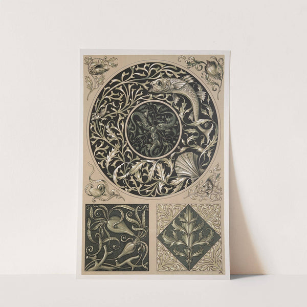 Die Pflanze in Kunst und Gewerbe Pl.036 by Anton Seder