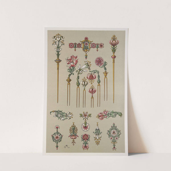 Die Pflanze in Kunst und Gewerbe Pl.072 by Anton Seder