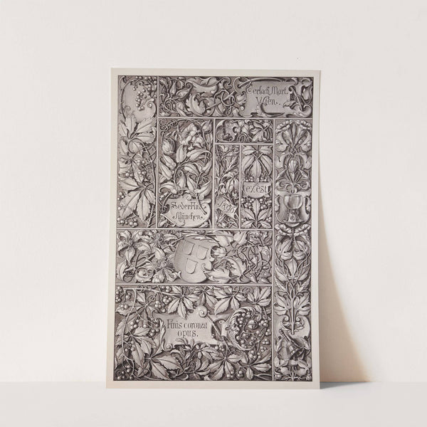 Die Pflanze in Kunst und Gewerbe Pl.091 by Anton Seder