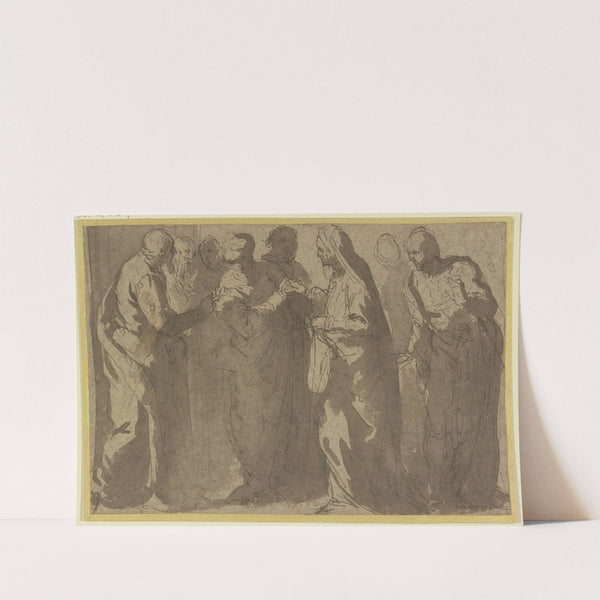 Die Pharisäer und die Ehebrecherin by Jacopo Palma il Giovane