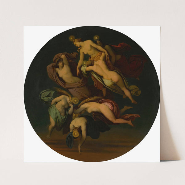 Die Plejaden (The Pleiades) by Moritz von Schwind