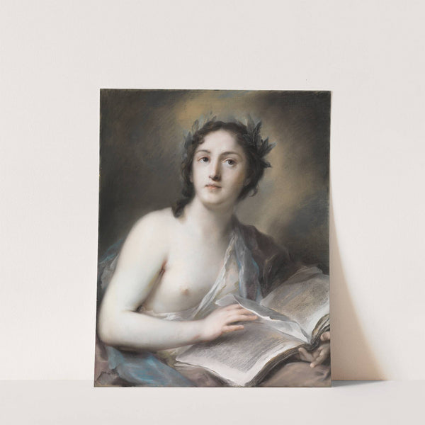 Die Poesie by Rosalba Carriera
