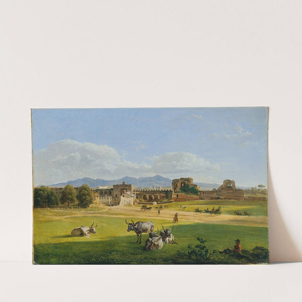 Die Porta San Giovanni gegen Frascati Campagna-Landschaft (1820) by Joseph Rebell