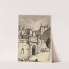 Die Porta Valbona in Urbino by Hermann Lismann