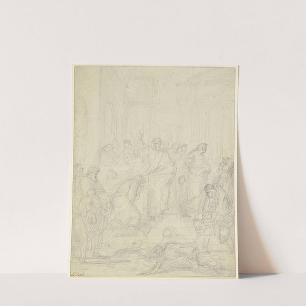 Die Predigt des Heiligen Paulus in Ephesus by Eustache Le Sueur